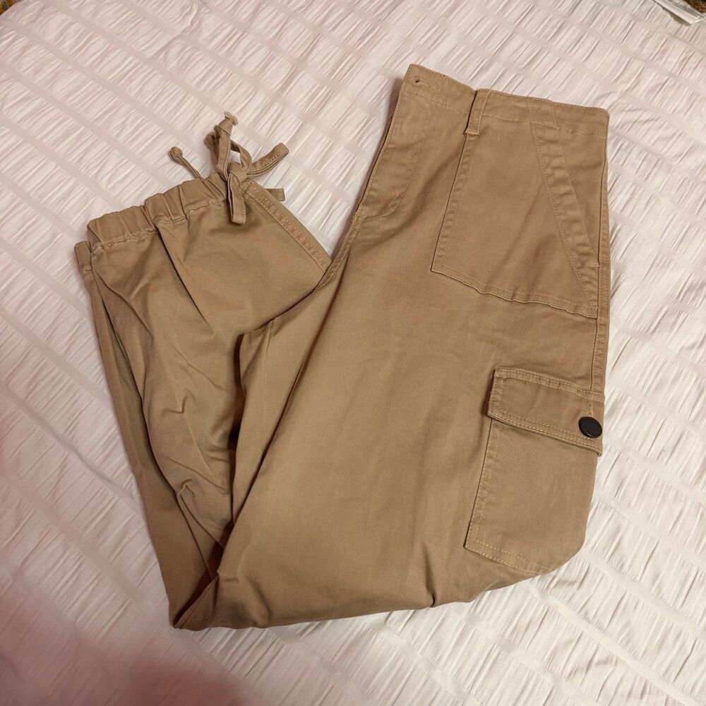 Alice + Olivia Drawstring Hem Crop Cargo Pant